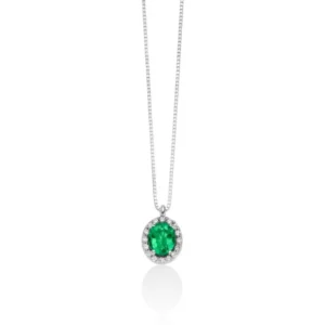 Collana Miluna Smeraldo CLD4094